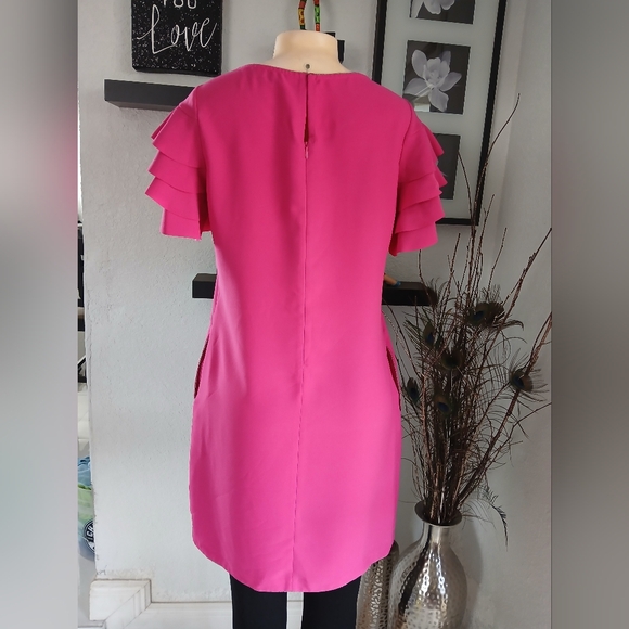 🌸 Tiziano Zorzan Pink Dress – Size 44 (US Medium) 🌸 - Picture 4 of 16
